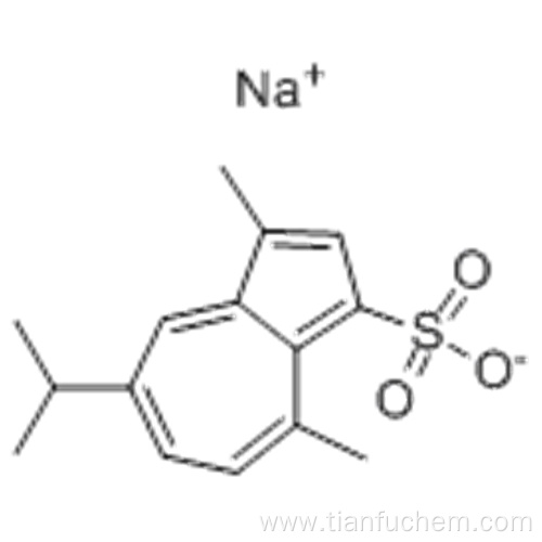 1-Azulenesulfonic acid,3,8-dimethyl-5-(1-methylethyl)-, sodium salt (1:1) CAS 6223-35-4
